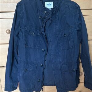Old Navy Dark Blue Utility Jacket